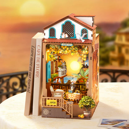 DIY Book Nook Île au Coucher de Soleil Miniature