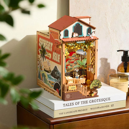 DIY Book Nook Île au Coucher de Soleil Miniature