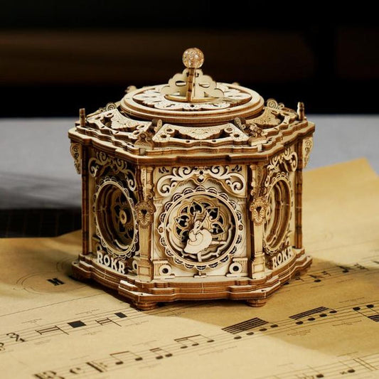 Boîte à secret – Puzzle musical en bois 3D