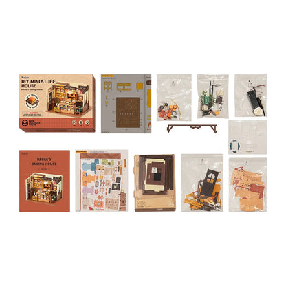 Boulangerie Du Village – Miniature En Bois 3D