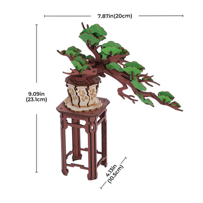 Kits Bonsai ZenBloom – Puzzle en Bois 3D