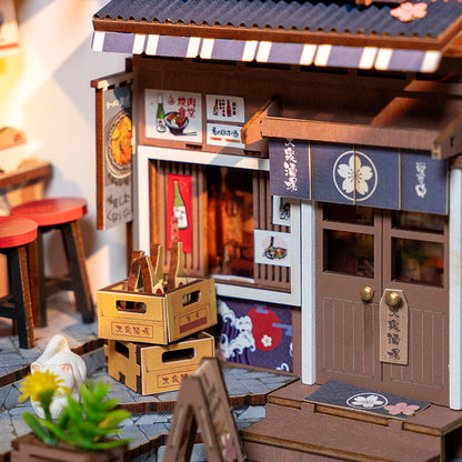 Allée  Sakura – Serre-Livre en Bois 3D