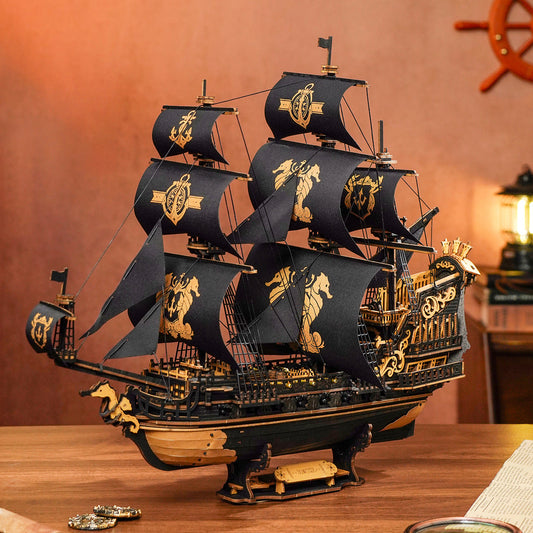 La Barque de l’Hippocampe – Puzzle en Bois 3D