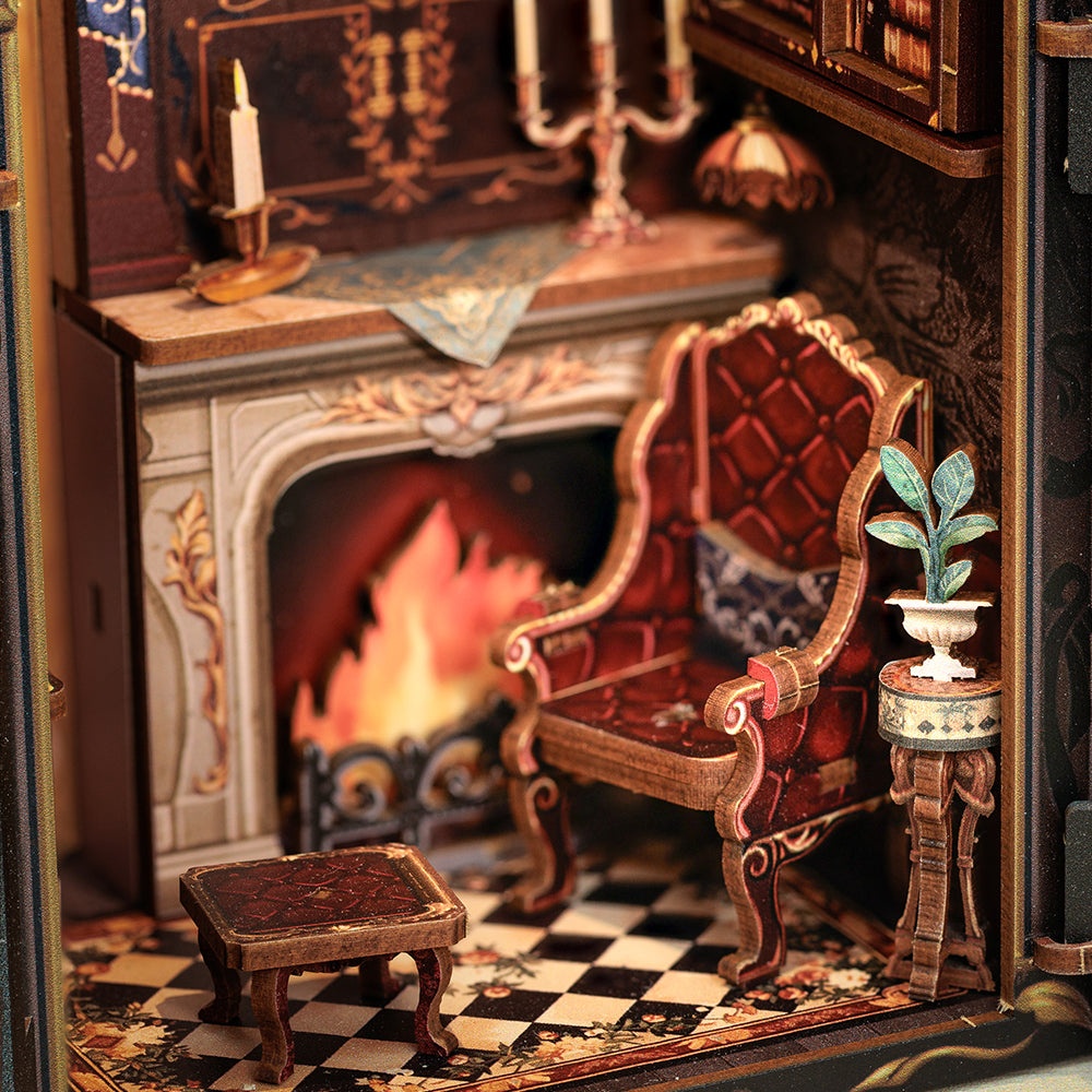 Étude du Comte Chat – Serre-livre en bois 3D