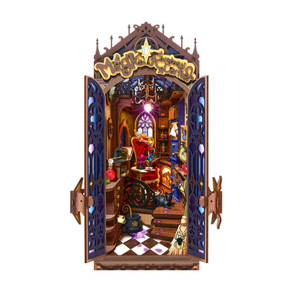 Coin de Fantaisie Magique – Serre-livre en bois 3D à monter soi-même