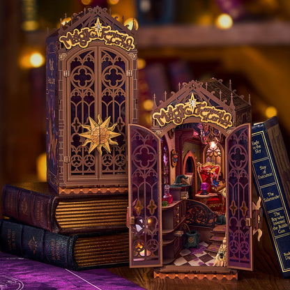 Coin de Fantaisie Magique – Serre-livre en bois 3D à monter soi-même