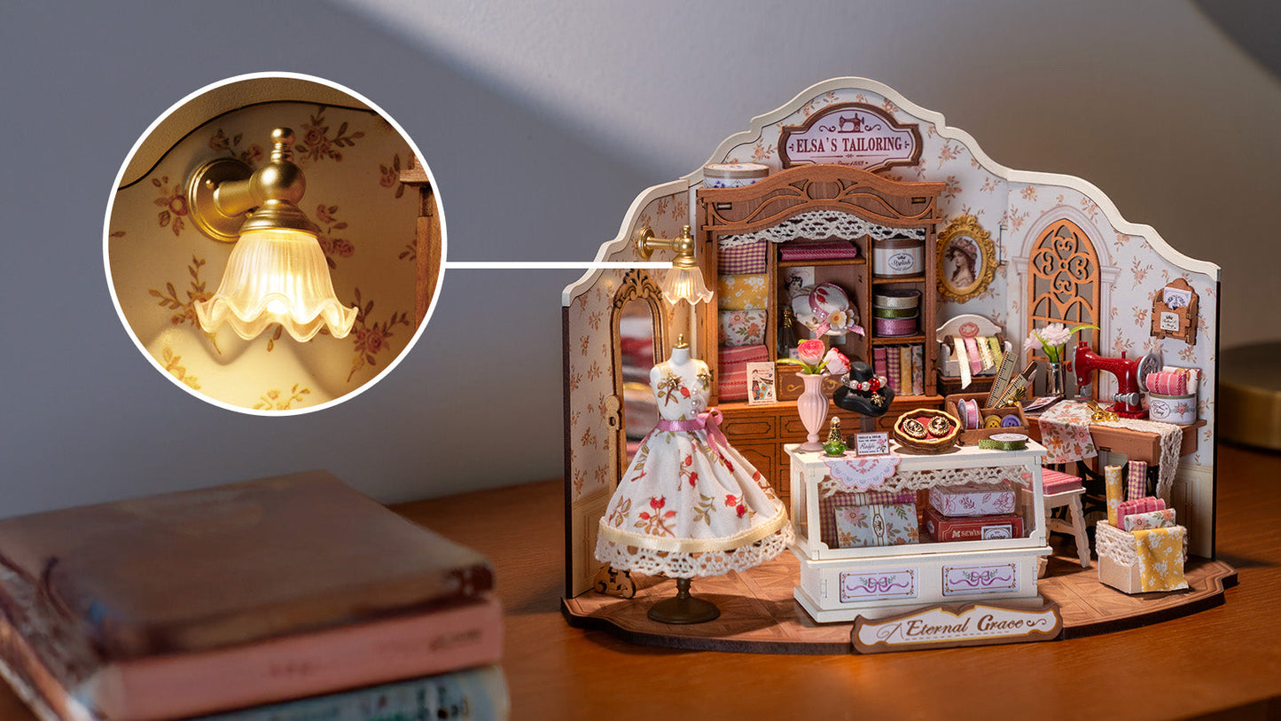 Atelier d’Elsa – Maison miniature en bois 3D à monter soi-même