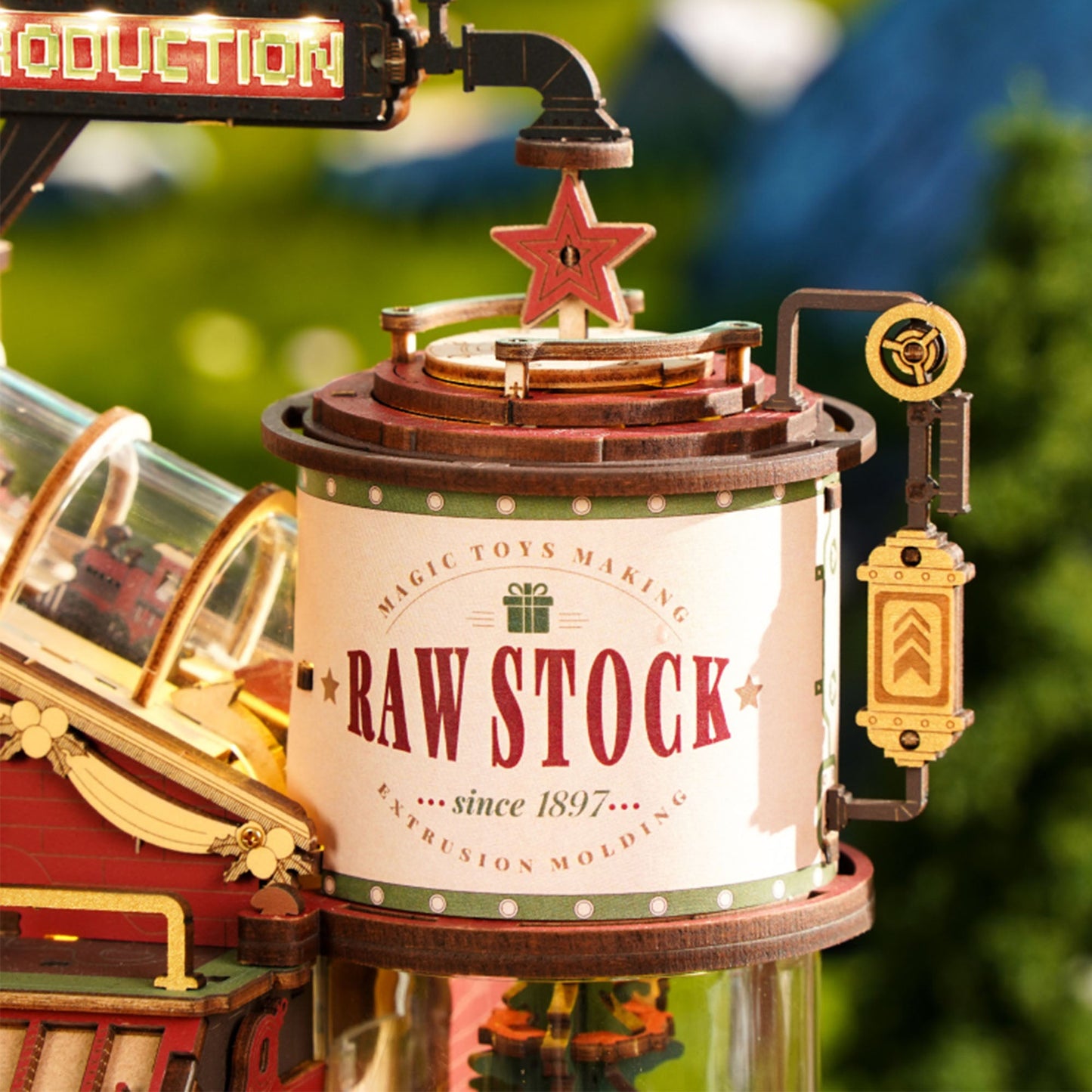 Usine de Cadeaux de Noël – Boîte à musique en bois 3D à monter soi-même