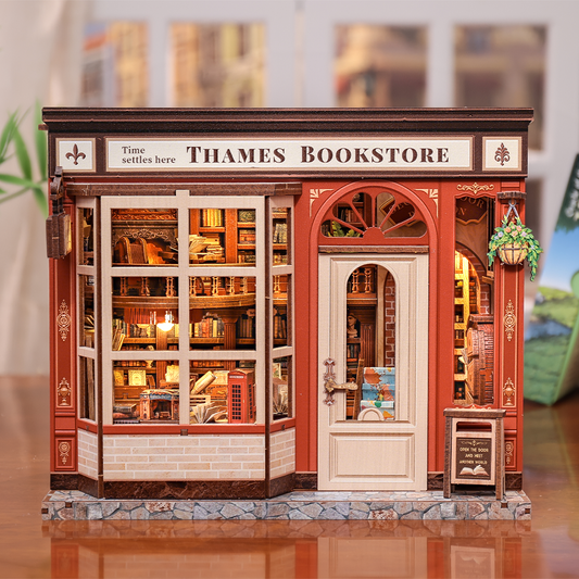 Librairie de la Tamise – Maison miniature en bois 3D à monter soi-même