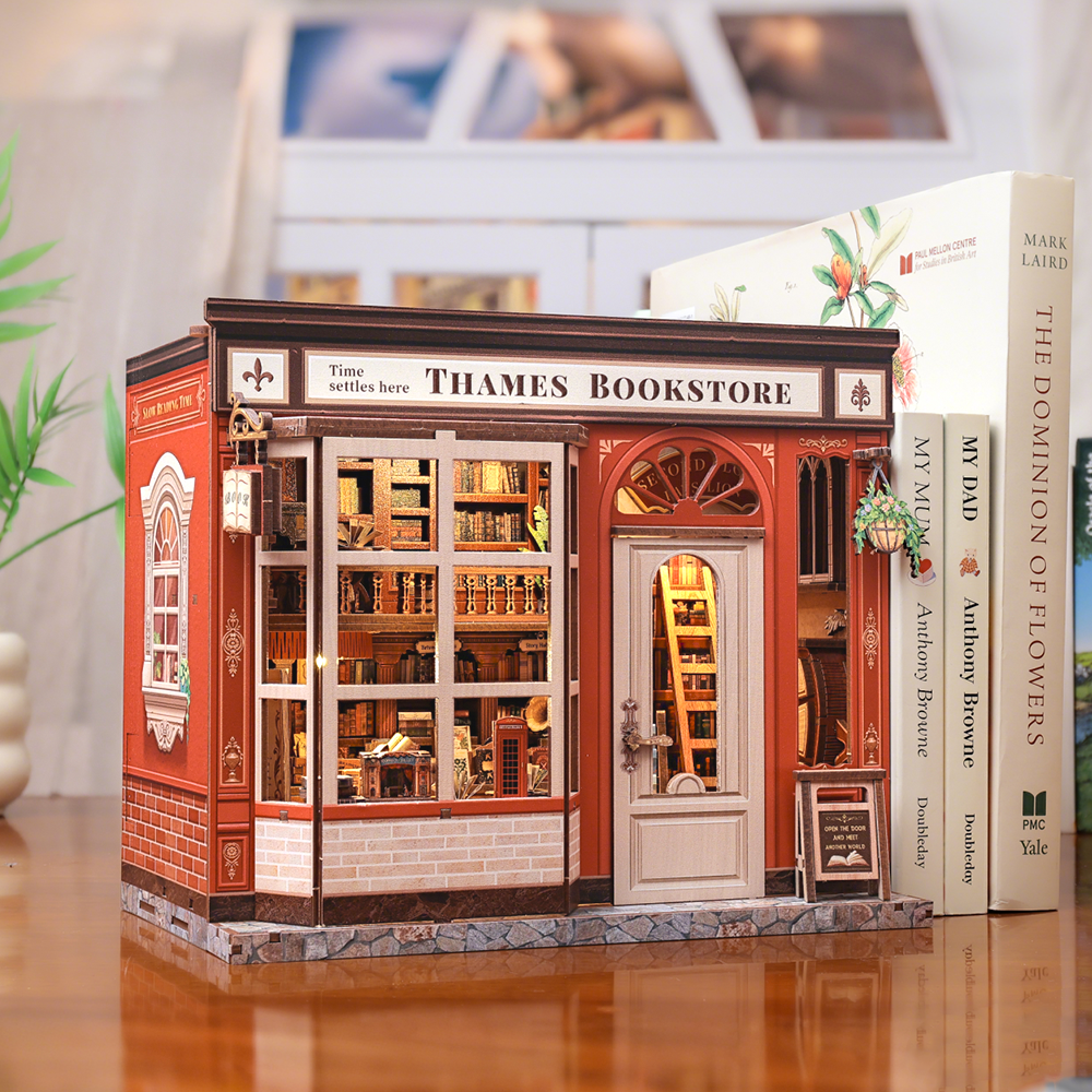 Librairie de la Tamise – Maison miniature en bois 3D à monter soi-même