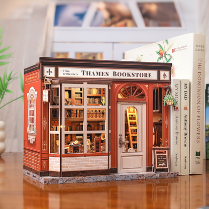 Librairie de la Tamise – Maison miniature en bois 3D à monter soi-même
