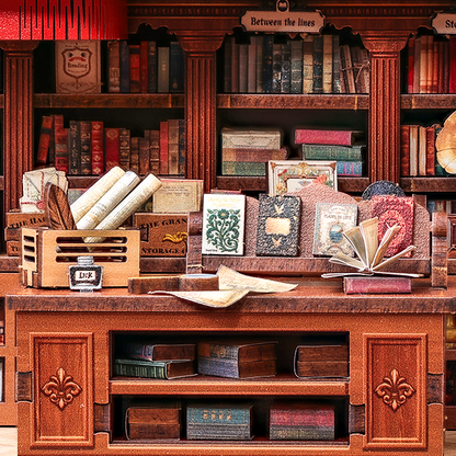Librairie de la Tamise – Maison miniature en bois 3D à monter soi-même