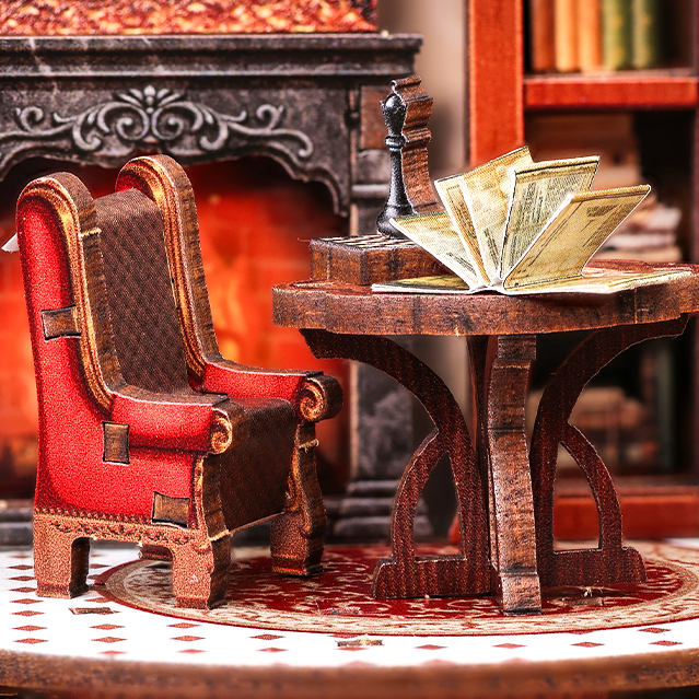 Librairie de la Tamise – Maison miniature en bois 3D à monter soi-même