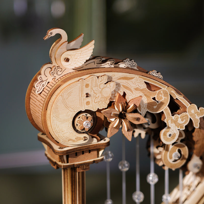 Harpe Magique – Puzzle en bois 3D & Boîte à musique