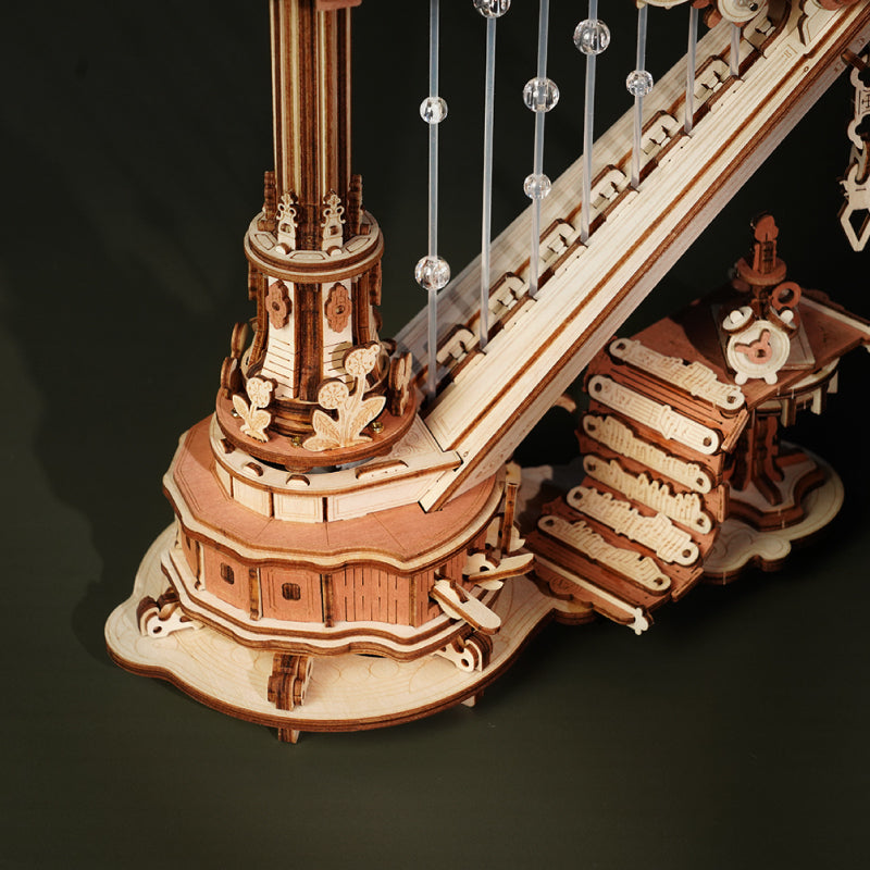 Harpe Magique – Puzzle en bois 3D & Boîte à musique