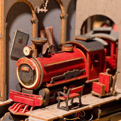ESPACE BOUQUINS- MINIATURE EN BOIS 3D