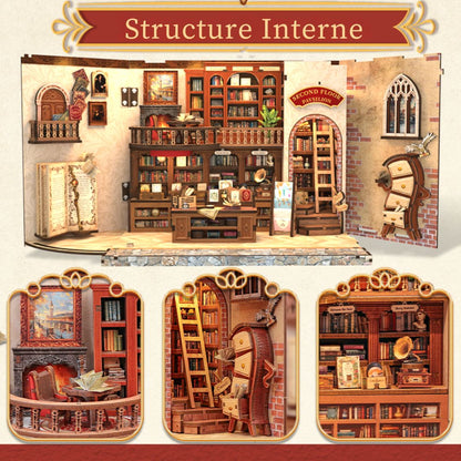 Librairie de la Tamise – Maison miniature en bois 3D à monter soi-même