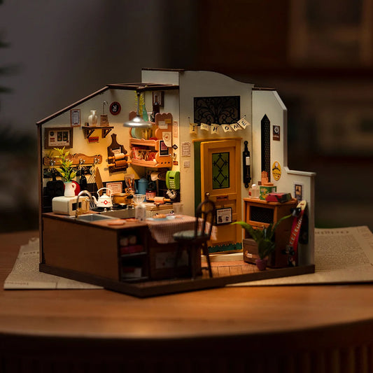 Kit De Cuisine Miniature Cozy – 3D En Bois