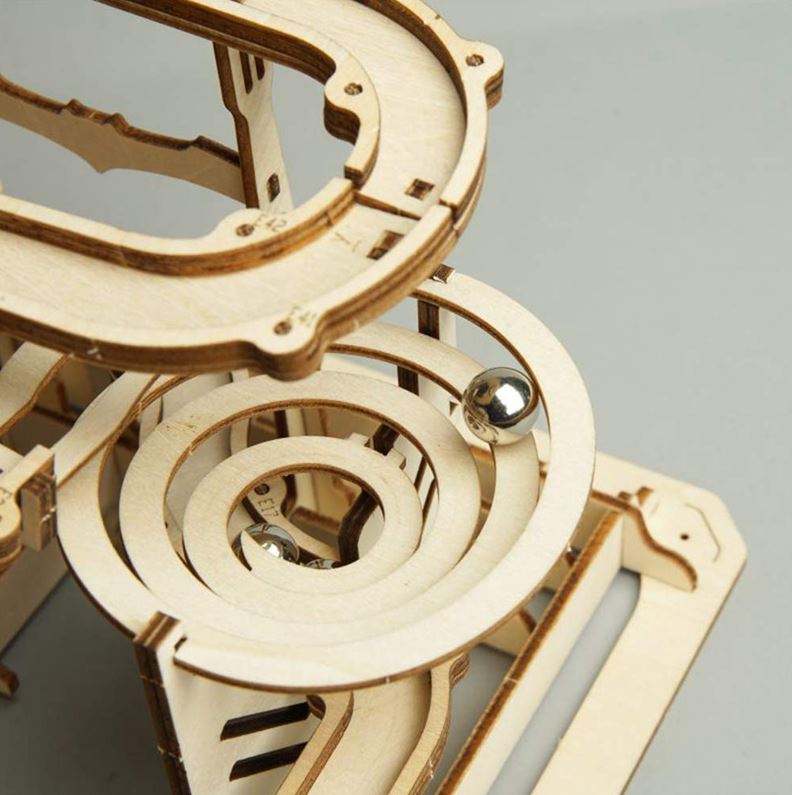 Montagnes Russes – Puzzle mécanique en bois 3D