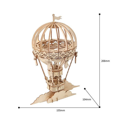Montgolfière – Puzzle en bois 3D