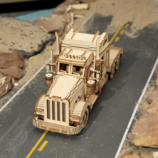 Puzzle Camion Poids Lourd – 3D Mécanique en Bois