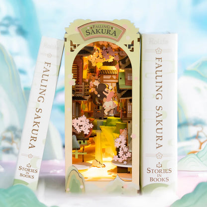 Sakura – Serre-livre en bois 3D