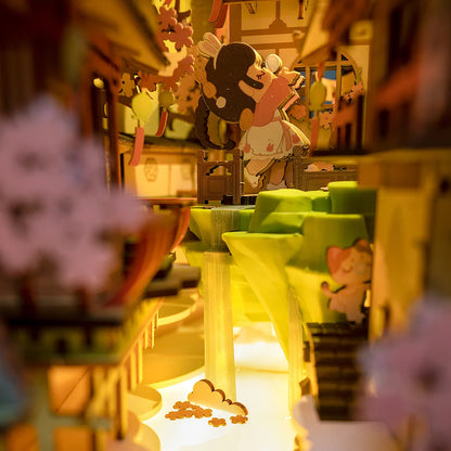 Sakura – Serre-livre en bois 3D
