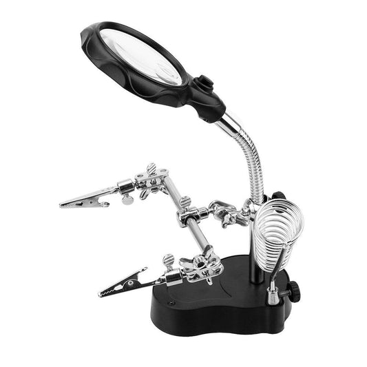 Troisième Main Pour Miniature – Avec Lampe et Loupe