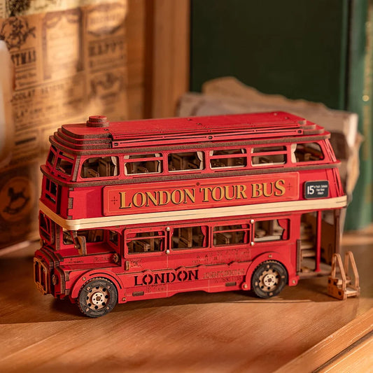Bus Londonien – Puzzle en Bois 3D