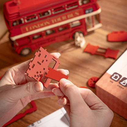 Bus Londonien – Puzzle en Bois 3D