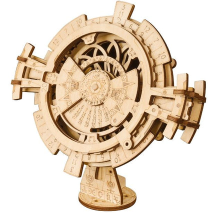 Calendrier perpétuel – Puzzle mécanique en bois 3D