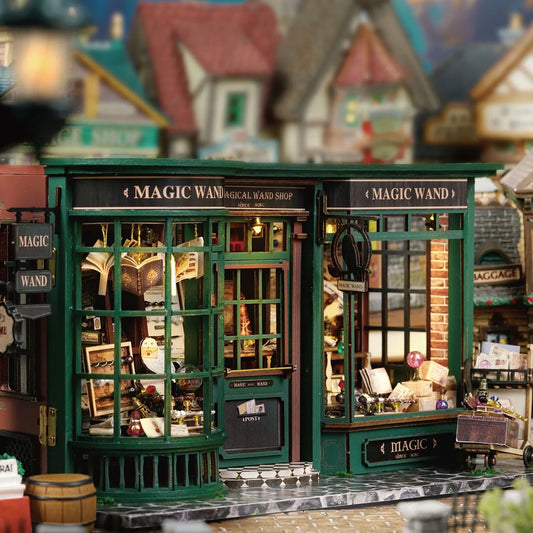 Miniature En Bois 3D – Baguette Magique