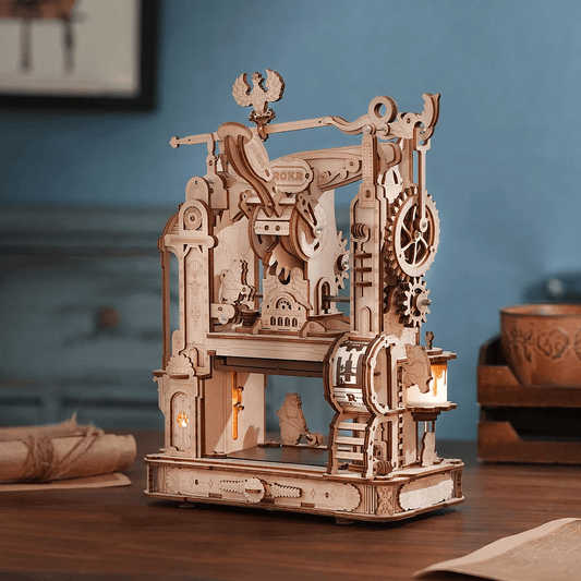 Presse Typographique – Puzzle en Bois 3D