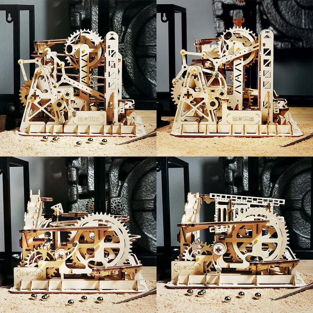 Montagnes Russes – Puzzle mécanique en bois 3D
