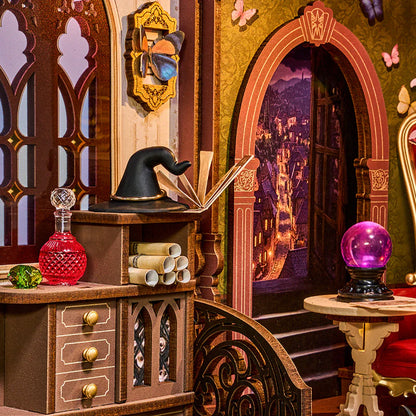 Coin de Fantaisie Magique – Serre-livre en bois 3D à monter soi-même