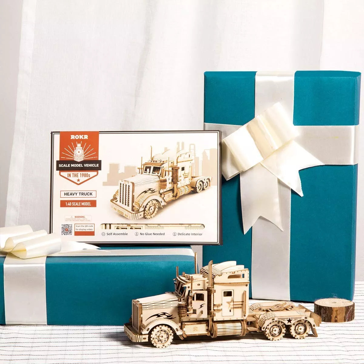 Puzzle Camion Poids Lourd – 3D Mécanique en Bois