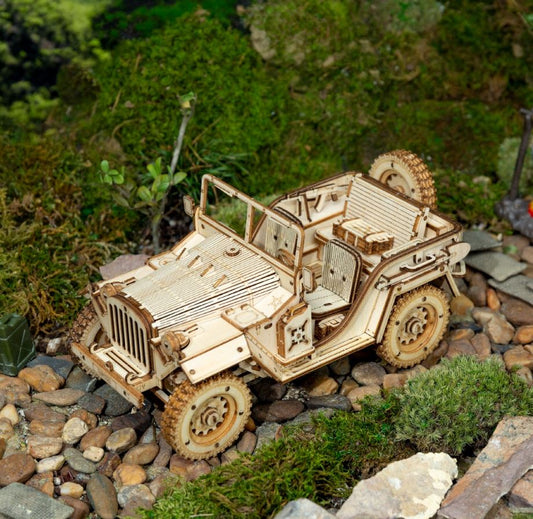 Jeep de l’armée – Puzzle en bois 3D