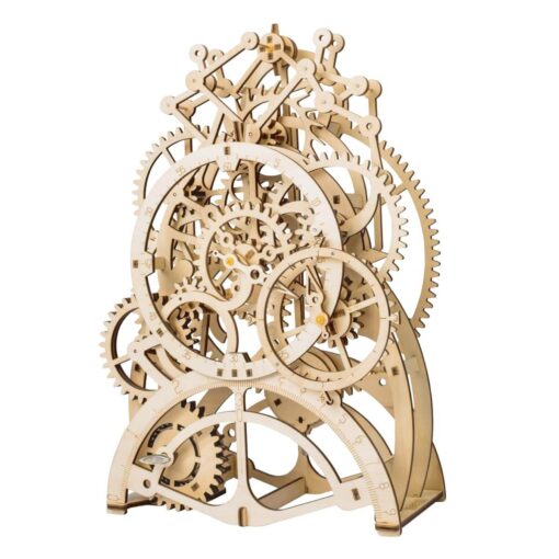 Puzzle de L'horloge à pendule en bois assemblée