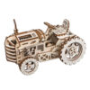 Puzzle mécanique en bois Tracteur assemblé