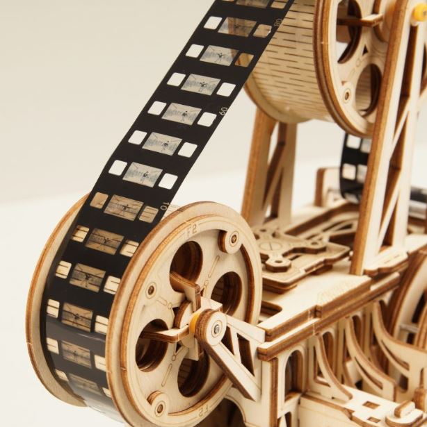 Puzzle 3D bois  Projecteur Cinéma - Golemites - Rokr