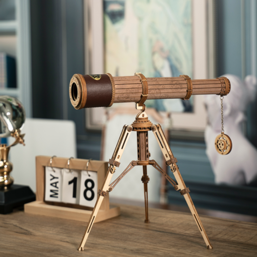 Puzzle Telescope en Bois 3D Mecapuzzle 5 MECAPUZZLE