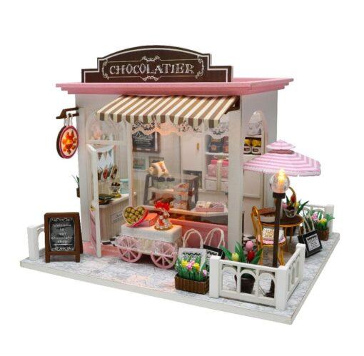 CHOCOLATERIE MAQUETTE MINIATURE 3D MECAPUZZLE 3 min MECAPUZZLE