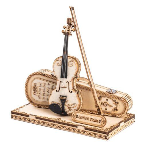 Violon Puzzle en bois 3D 1 MECAPUZZLE