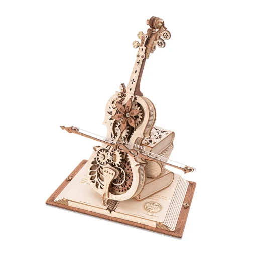 Violoncelle magique 3D Boite a musique en bois 1 MECAPUZZLE